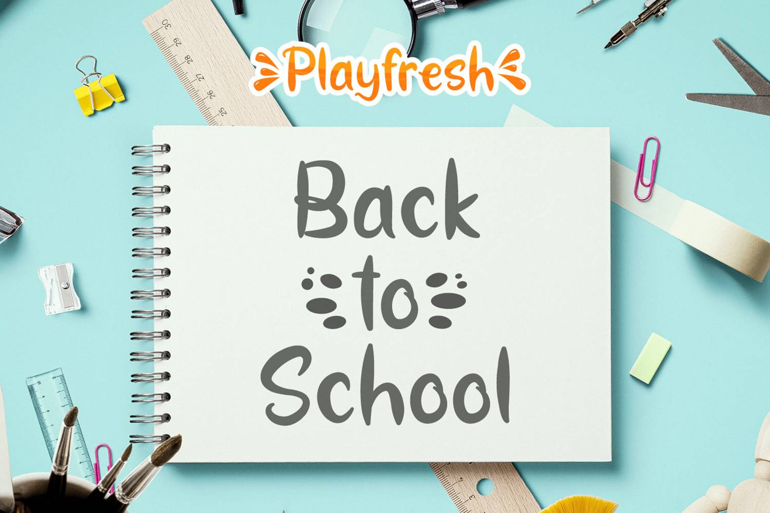 Playfresh Font sample