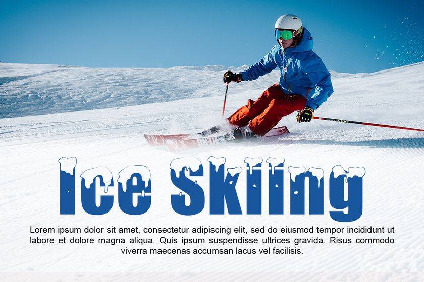 Polar Snow Font sample