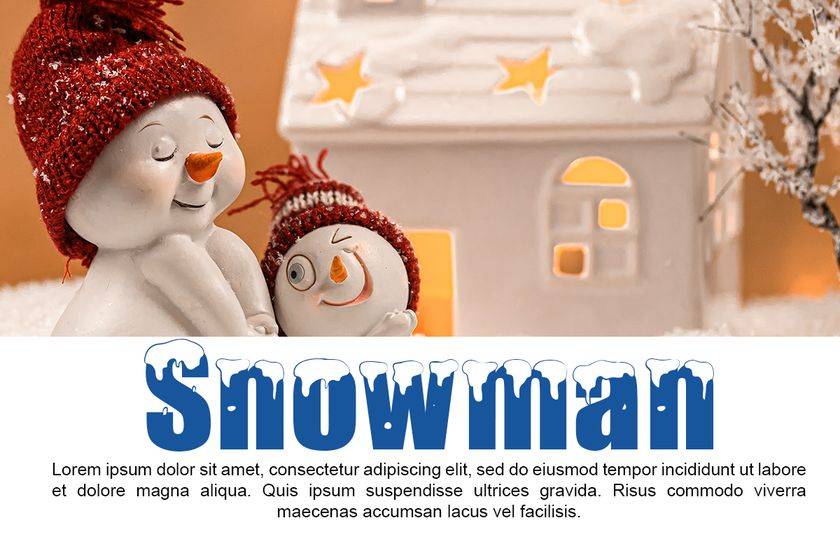 Polar Snow Font sample