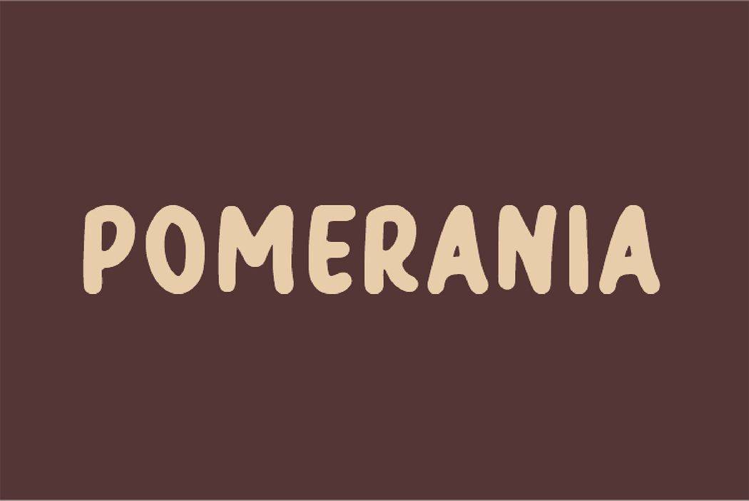 Pomerania Font sample
