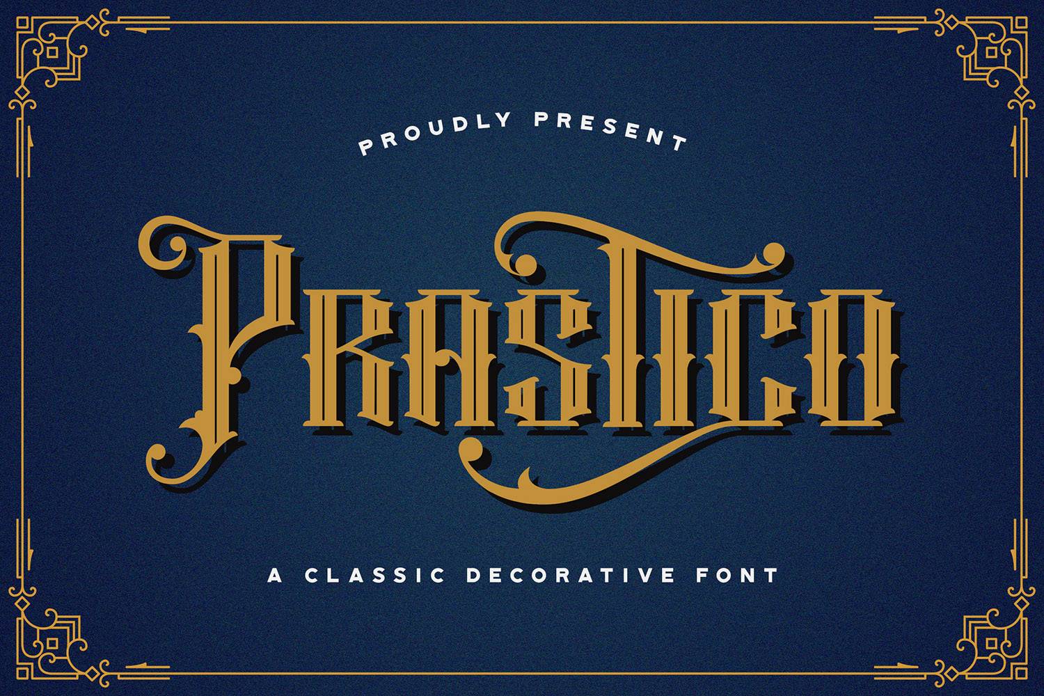 Prastico Font sample