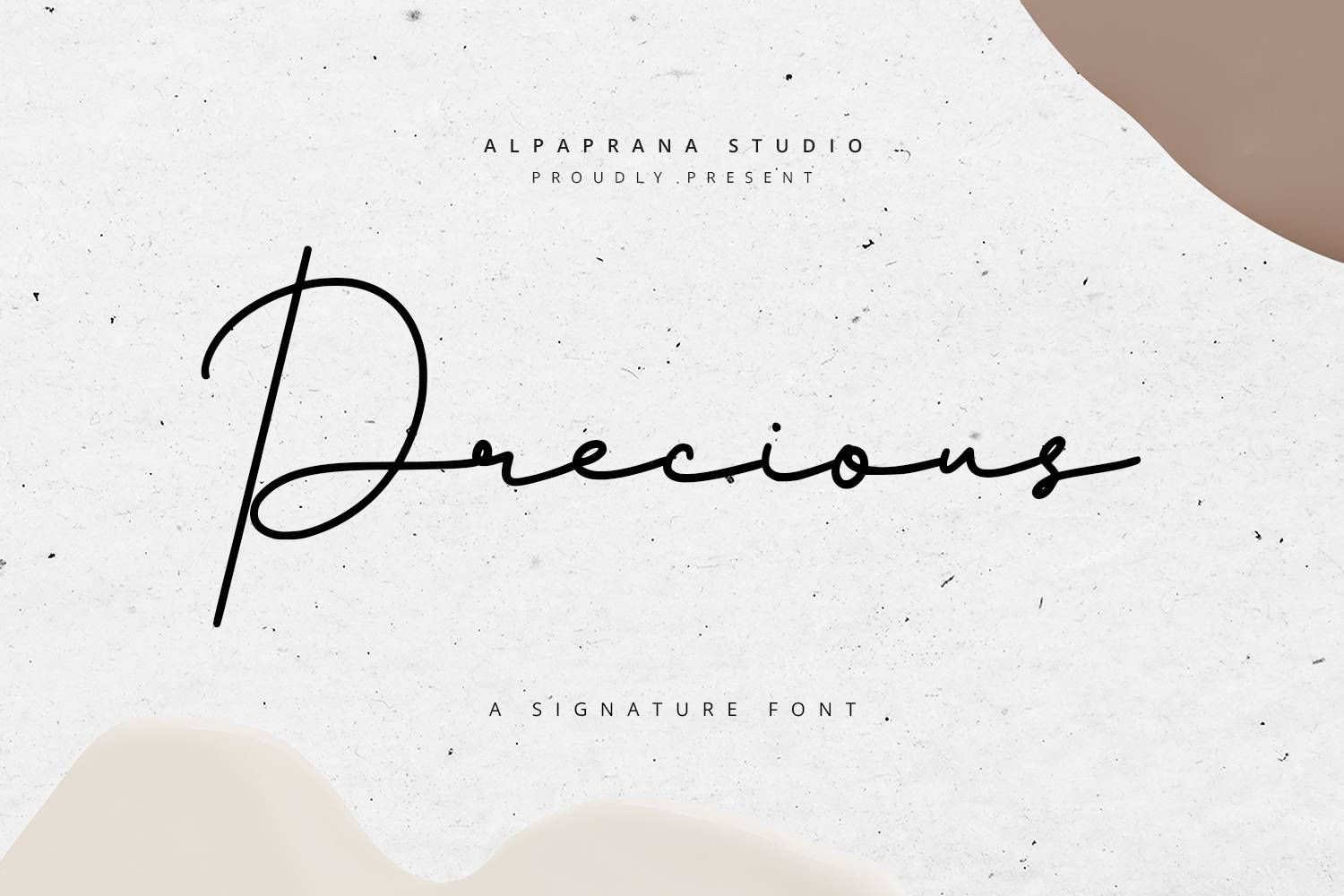 Precious Font sample