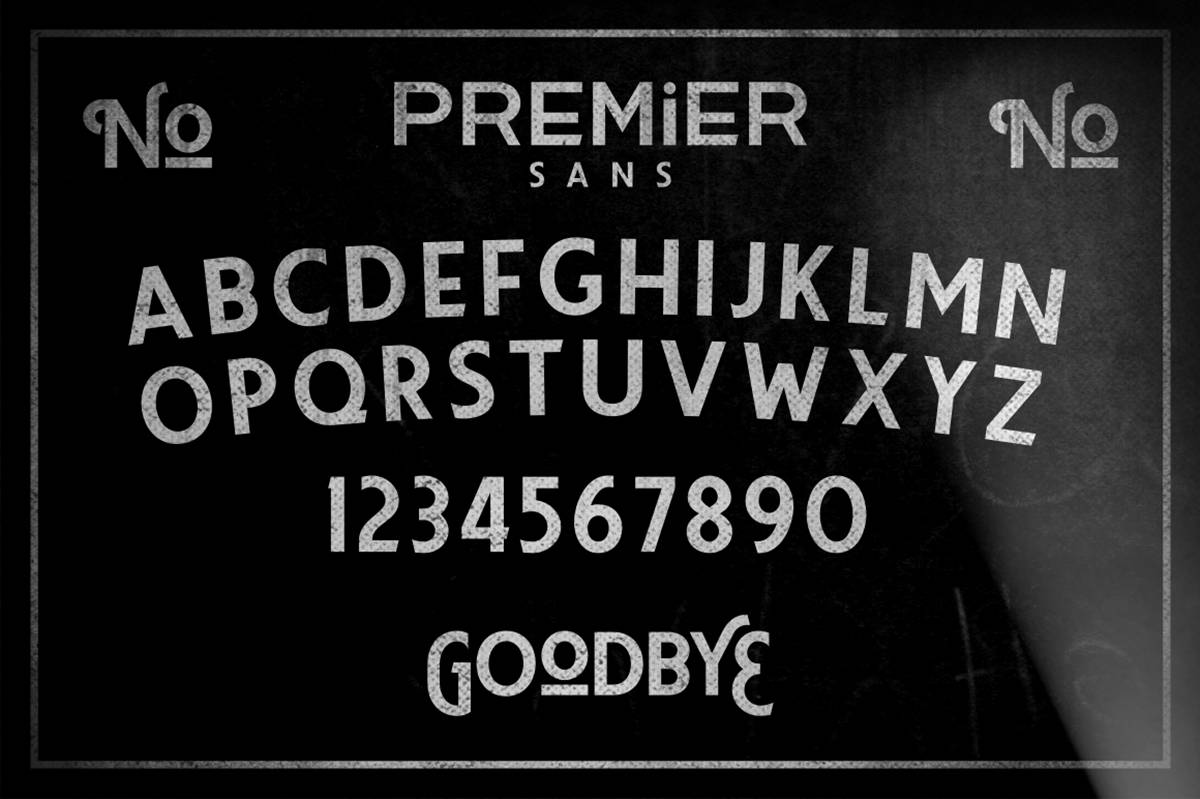 Premier Font sample