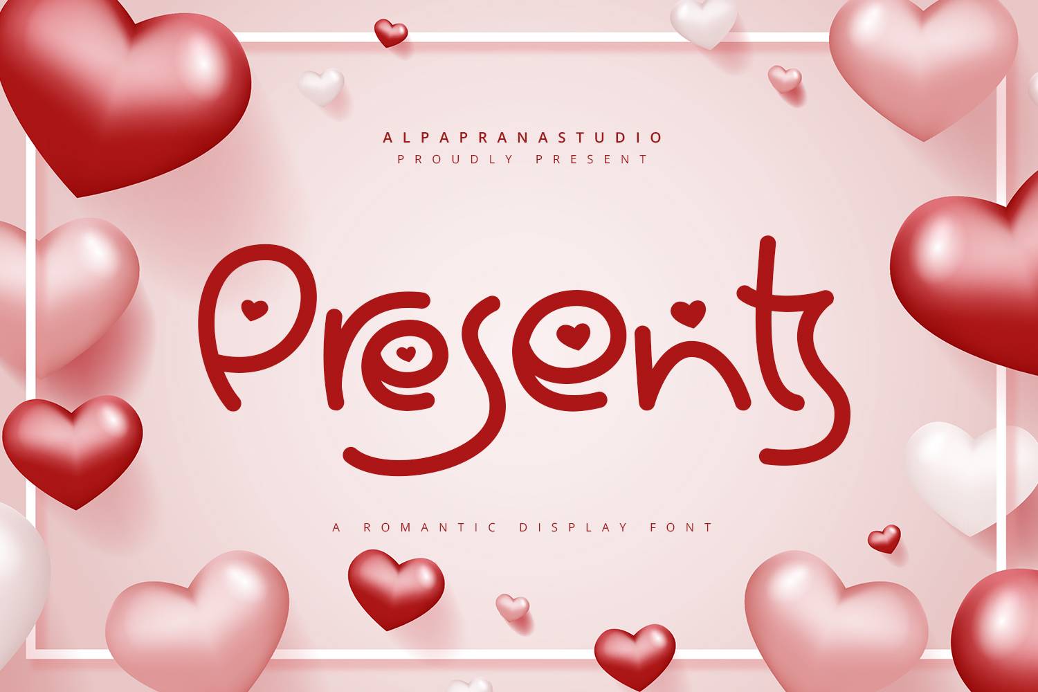 Presents Font sample