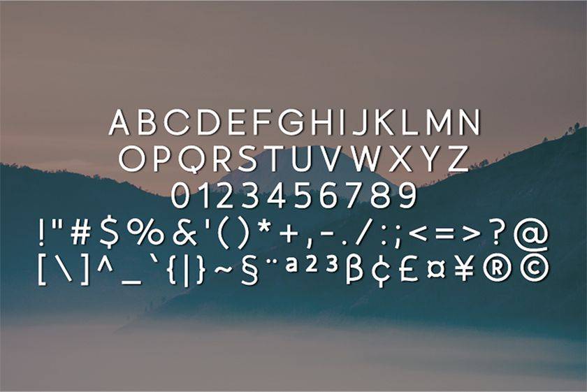 Prevento Font sample
