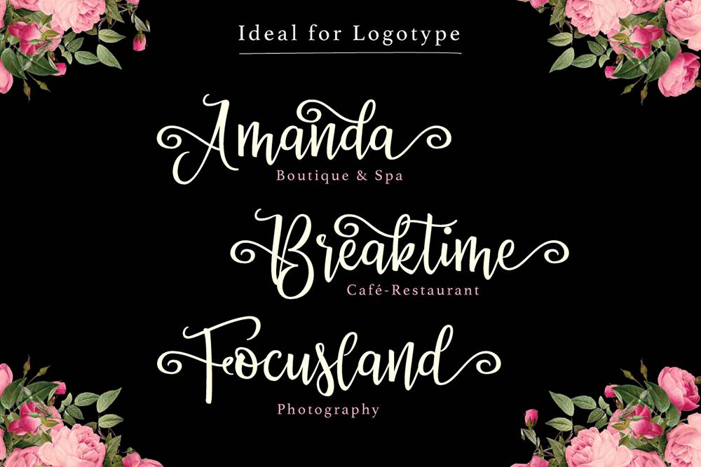 Priscilla Script Typeface sample