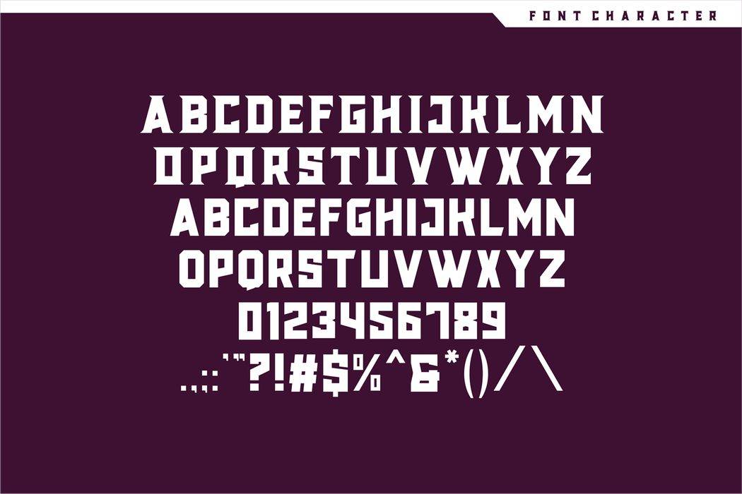 Prodush Font sample