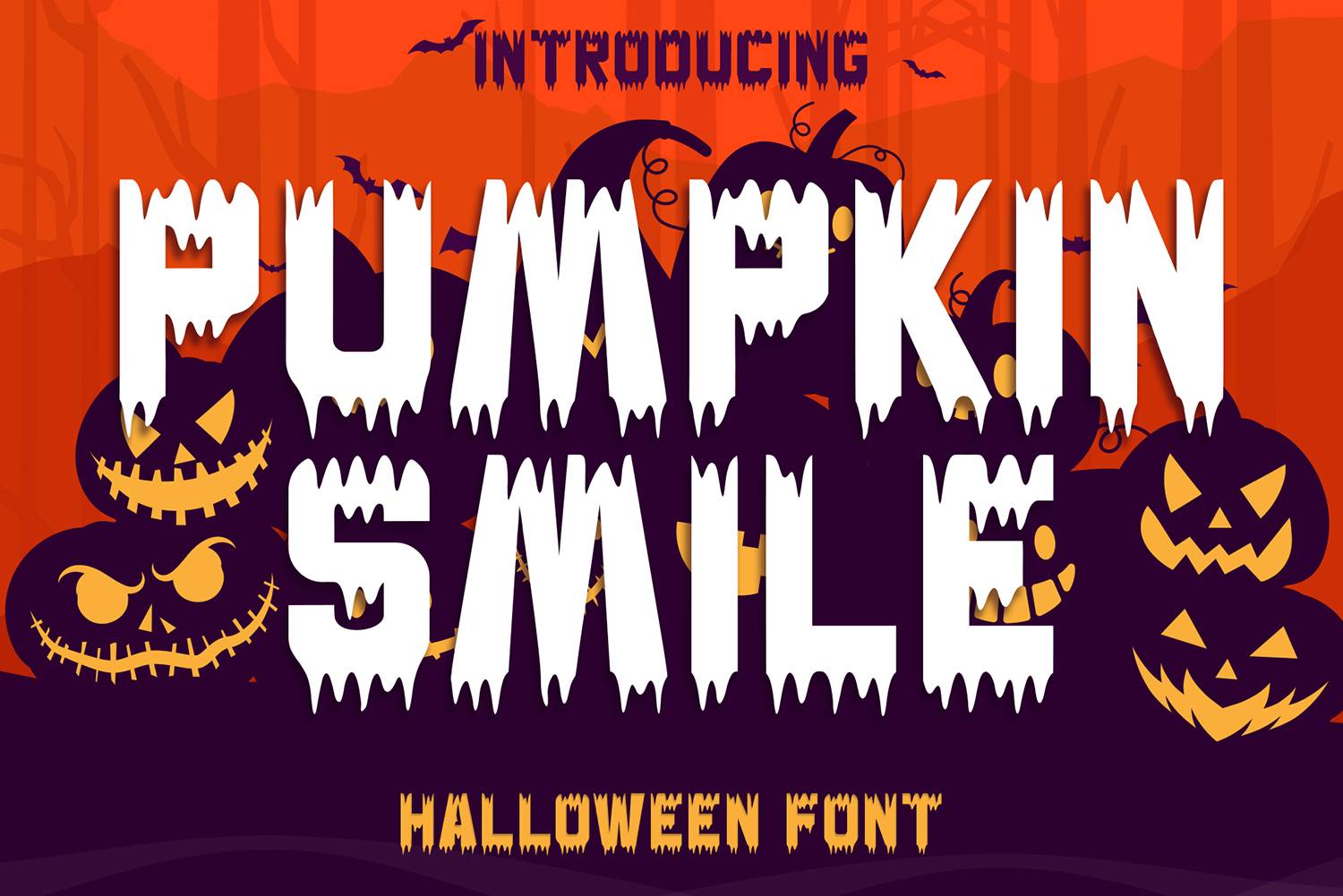 Pumpkin Smile Font sample