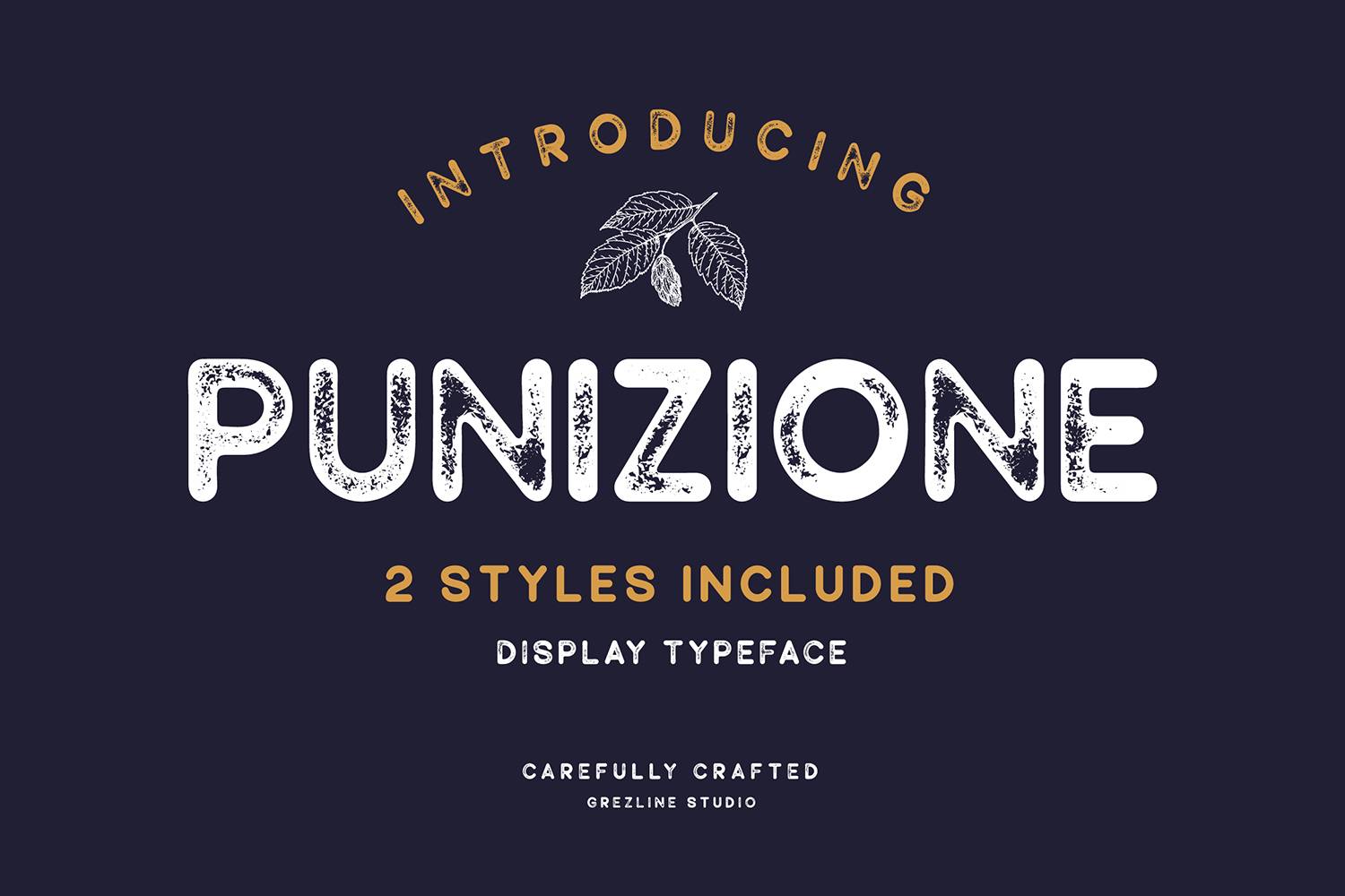 Punizione Font sample