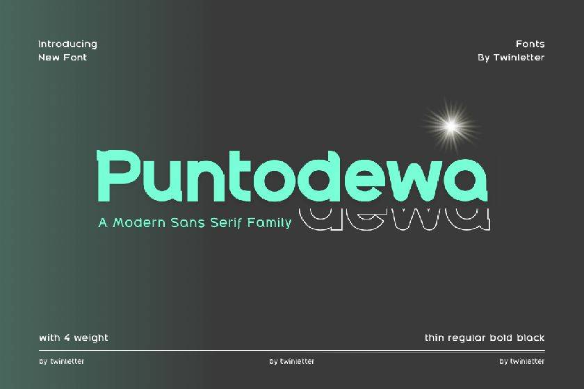 Puntodewa Font sample