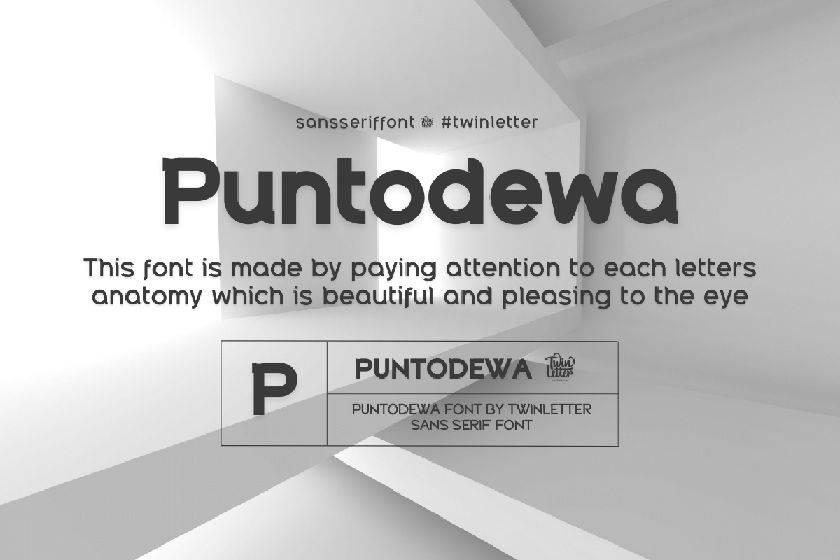Puntodewa Font sample