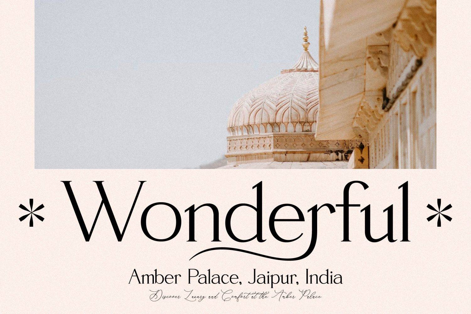 Qafientola Font sample