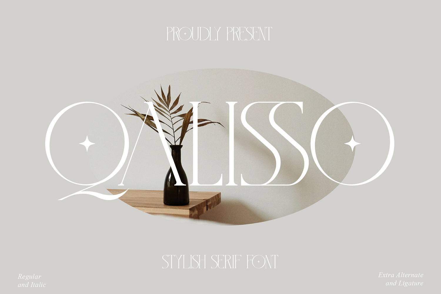 Qalisso Font sample