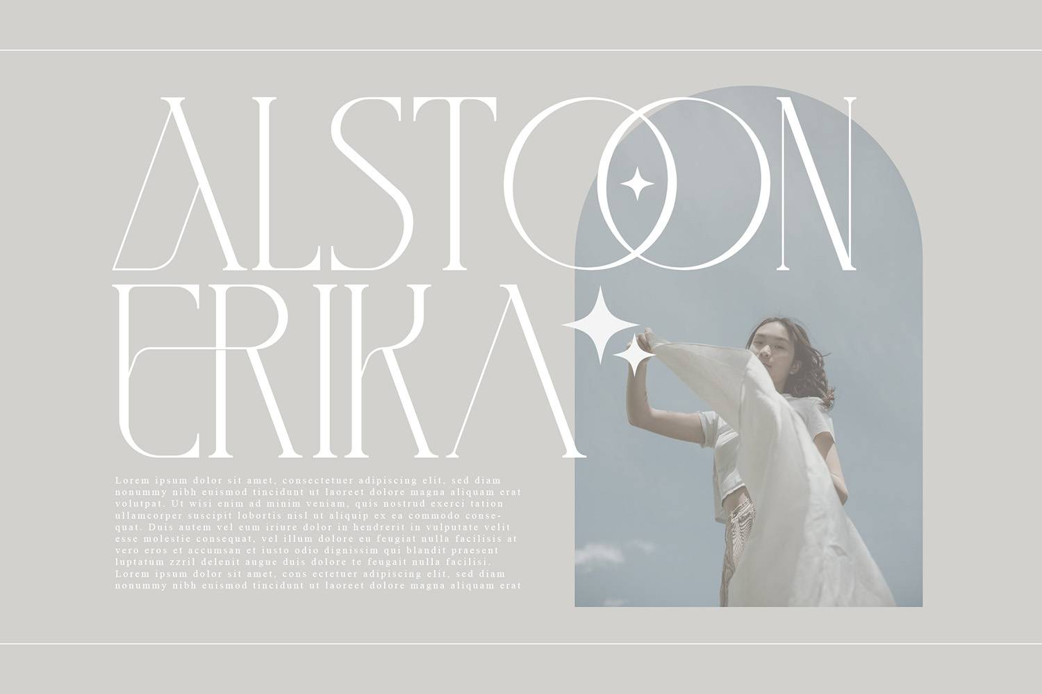 Qalisso Font sample