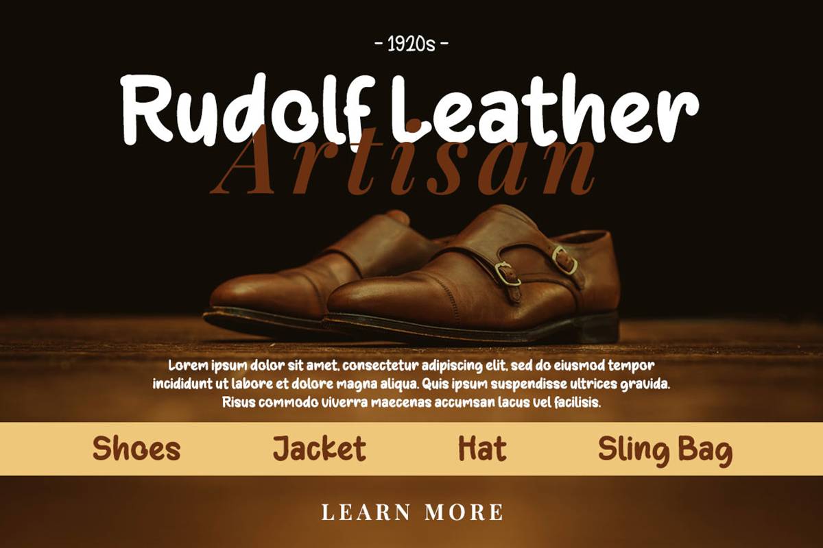 Qandas Font sample