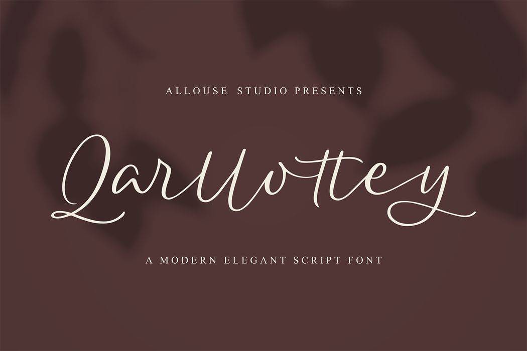 Qarllottey Font sample