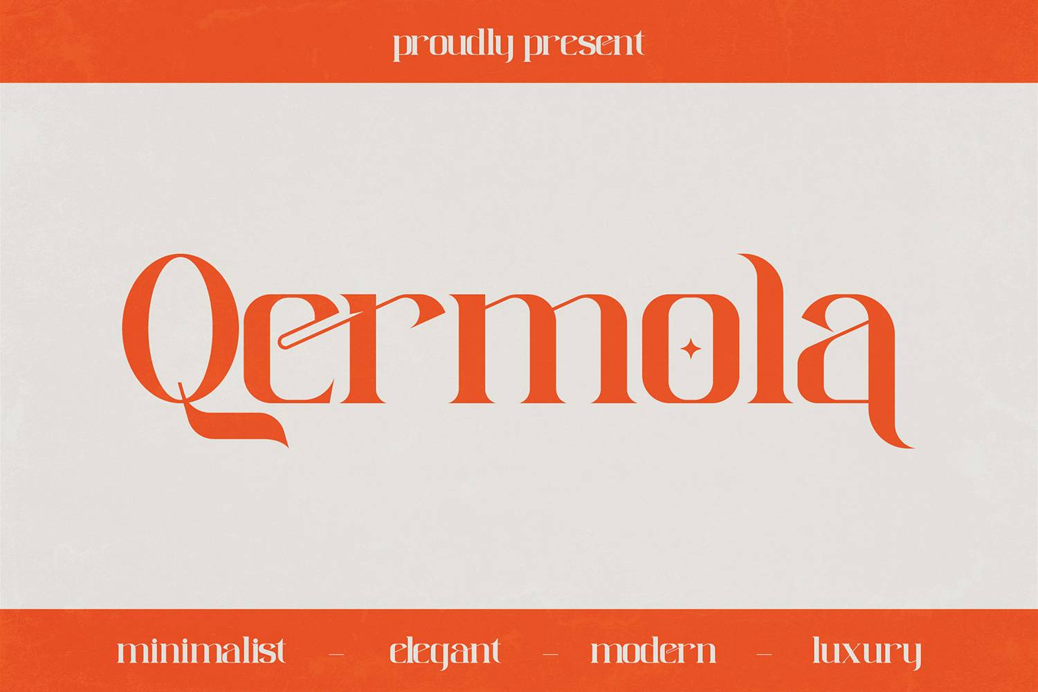 Qermola Font sample