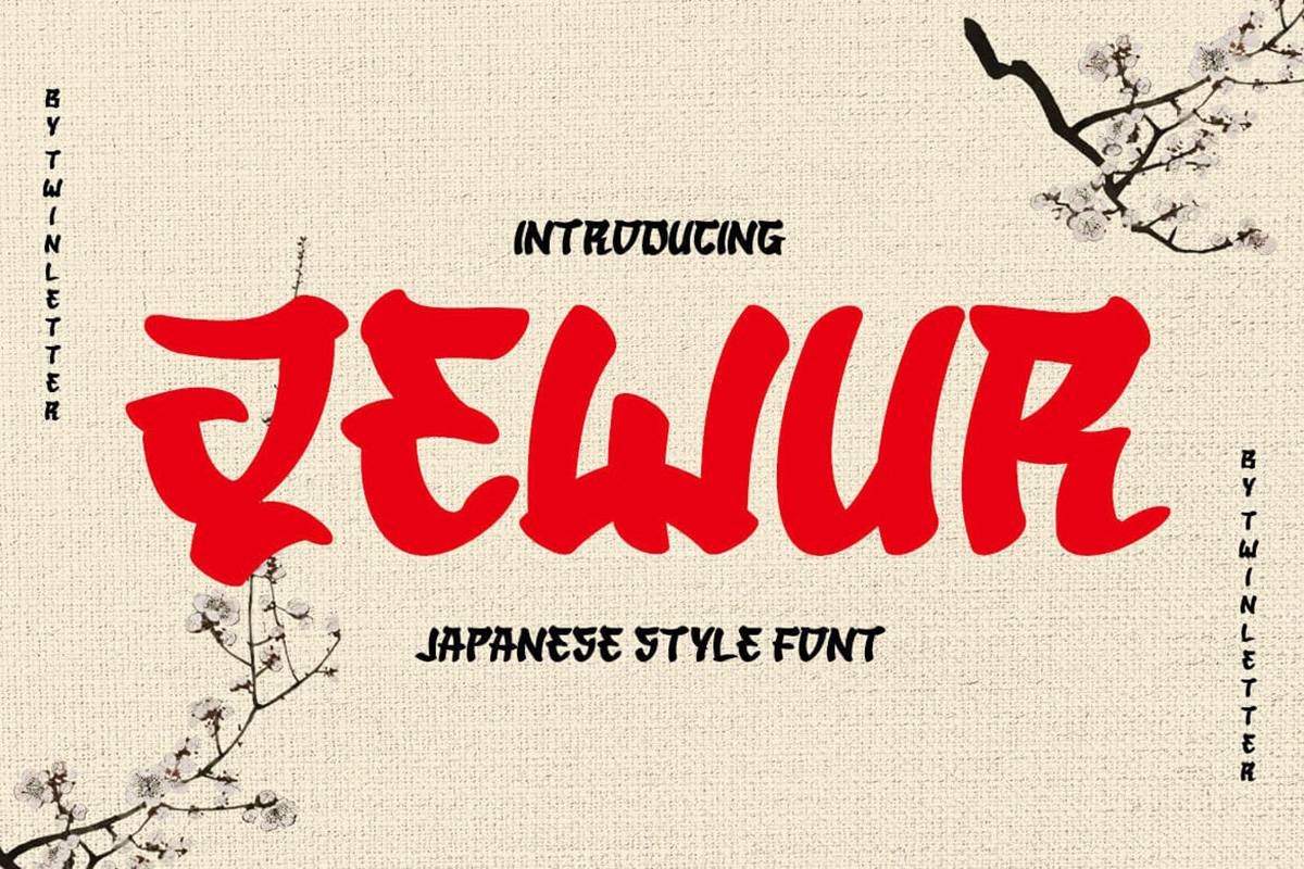 Qewur Font sample