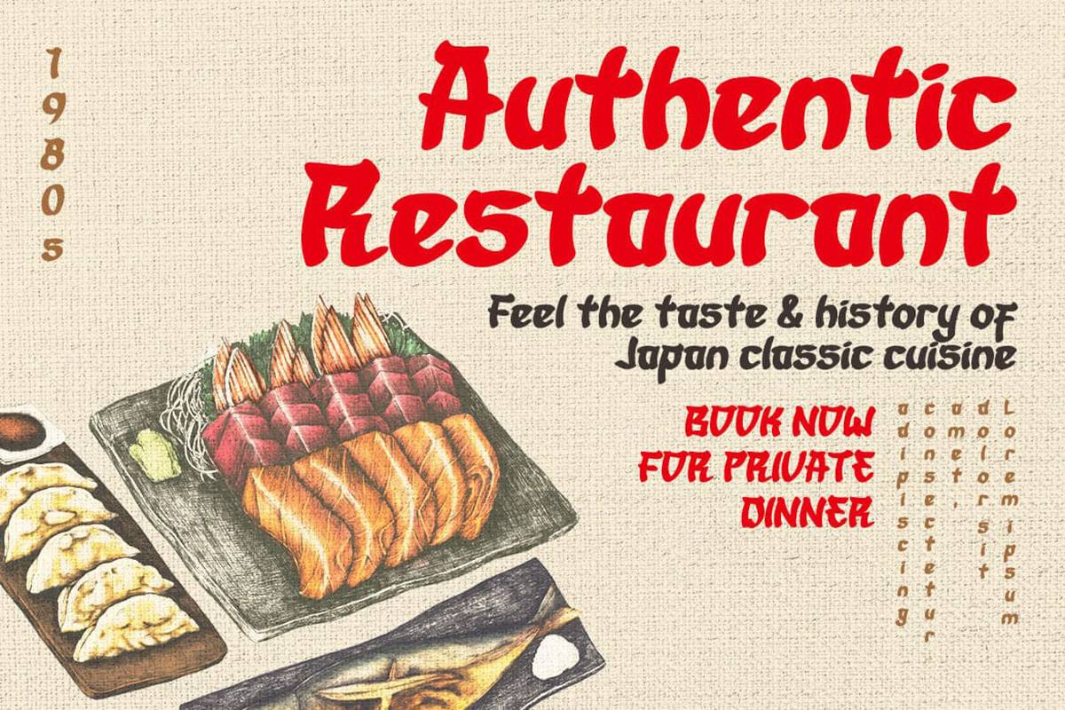 Qewur Font sample