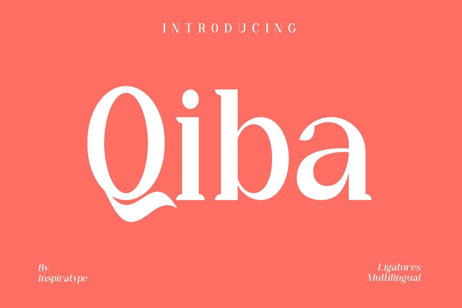 Qiba Simple Serif Font sample