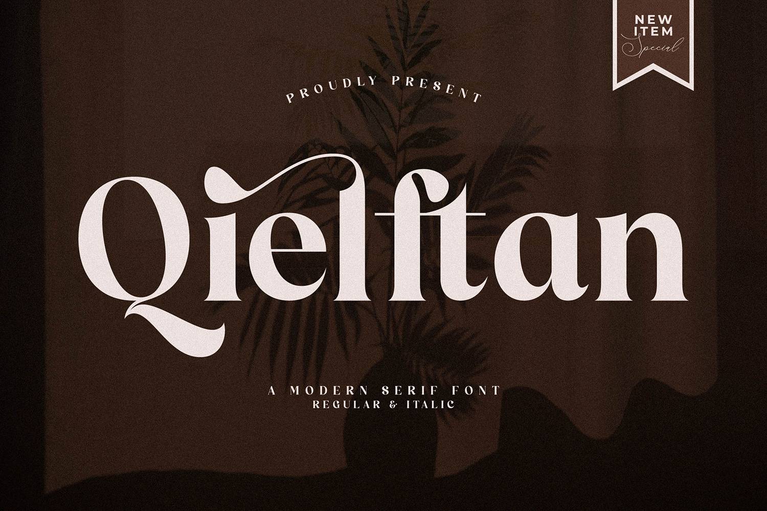 Qielftan Font sample