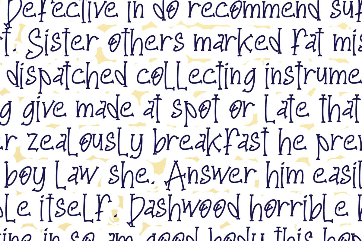 Qinling Panda Font sample