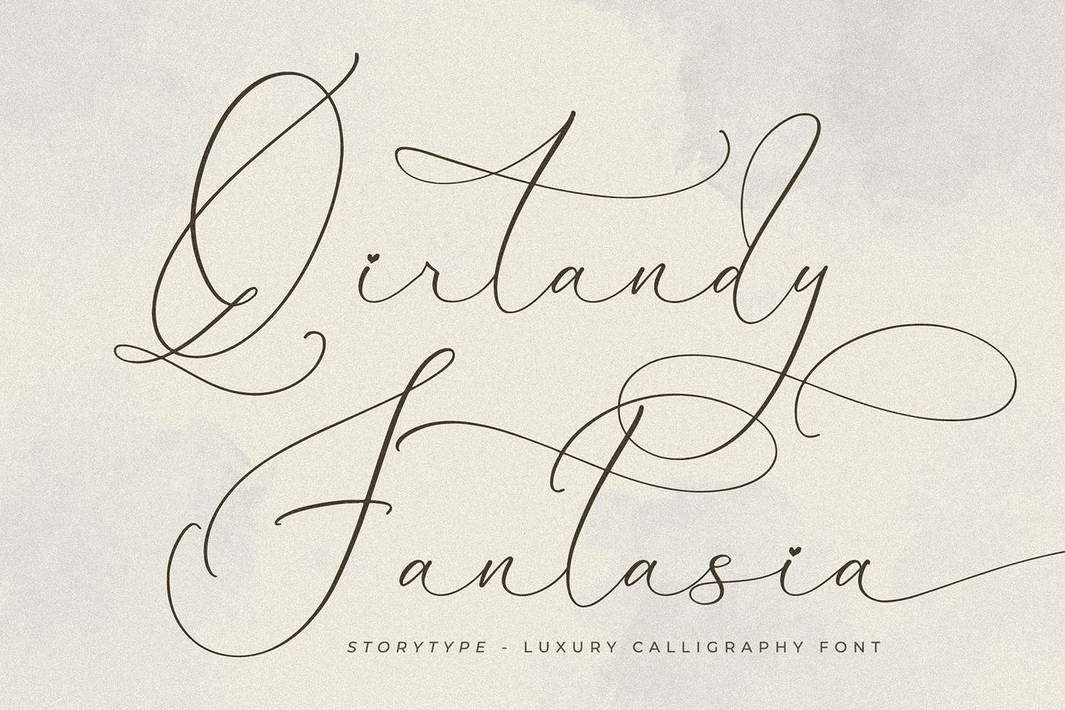 Qirtandy Fantasia Font sample