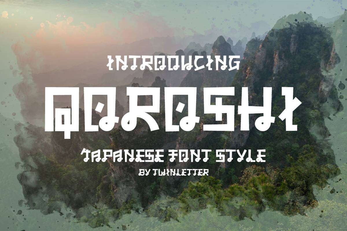 Qoroshi Font sample