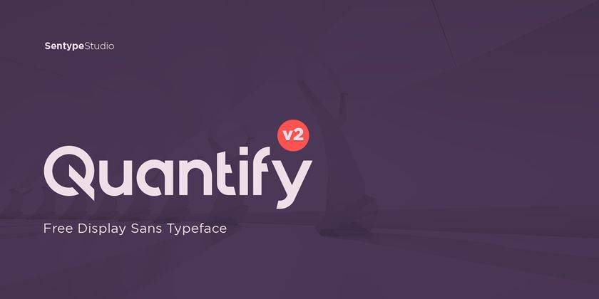 Quantify Sans V2 Typeface sample
