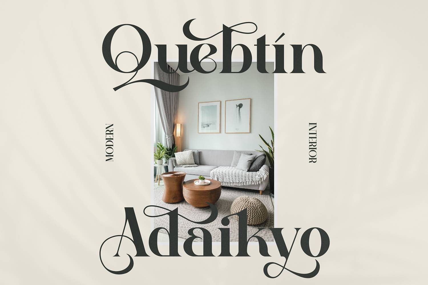 Quella Font sample