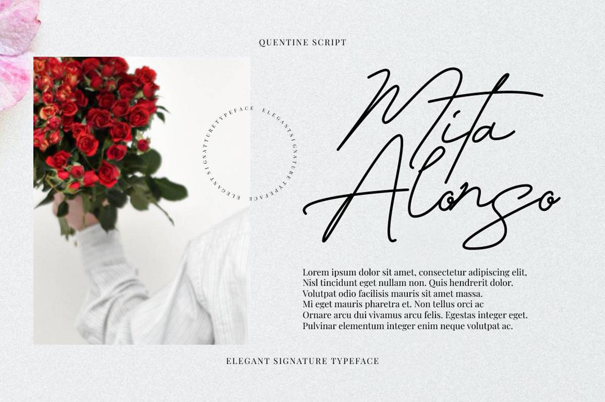 Quentine Antelope Font sample