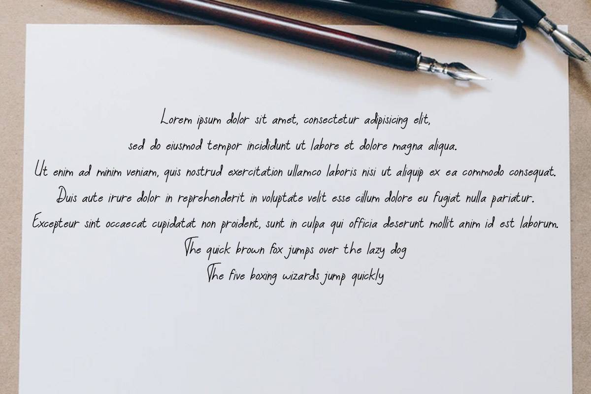 Queque Font sample