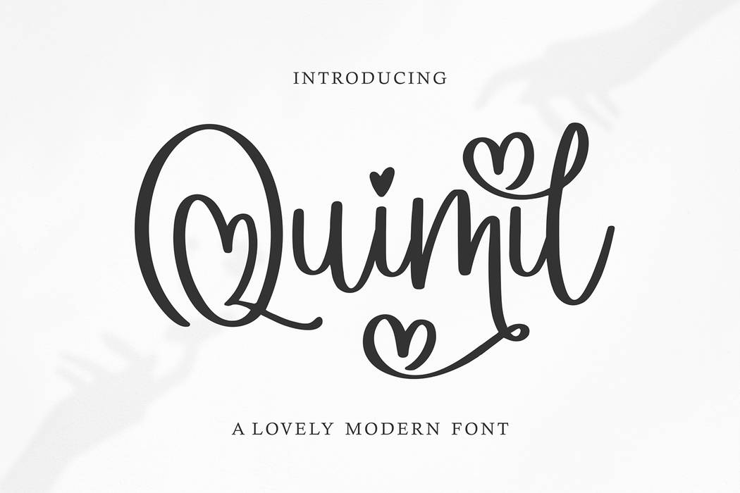 Quimil Font sample
