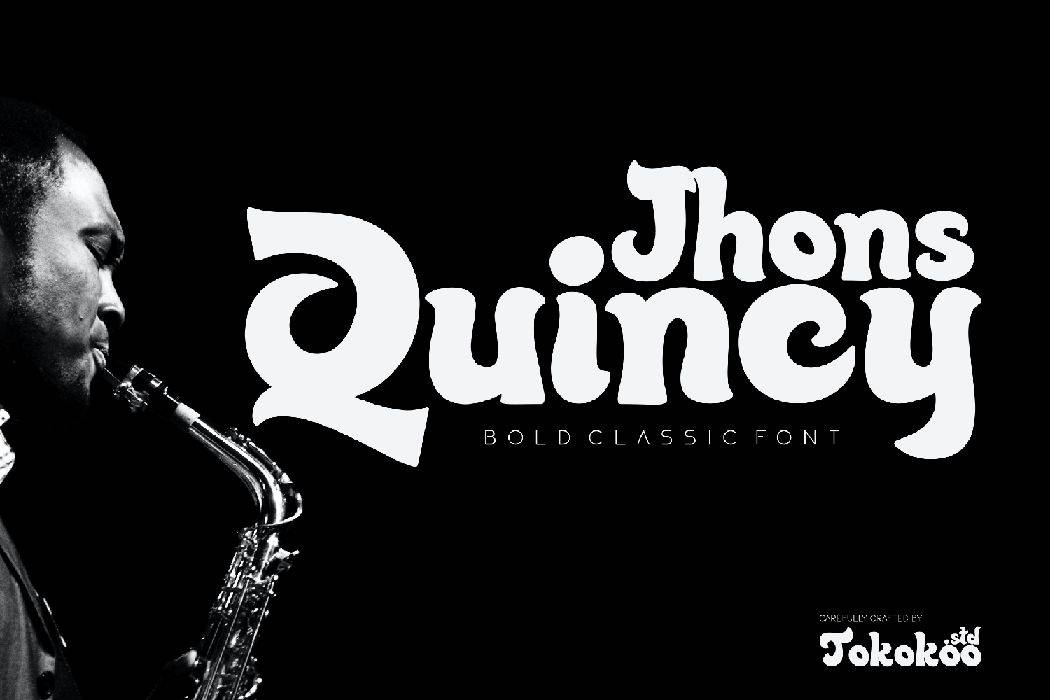 Quincy Jhons Font sample