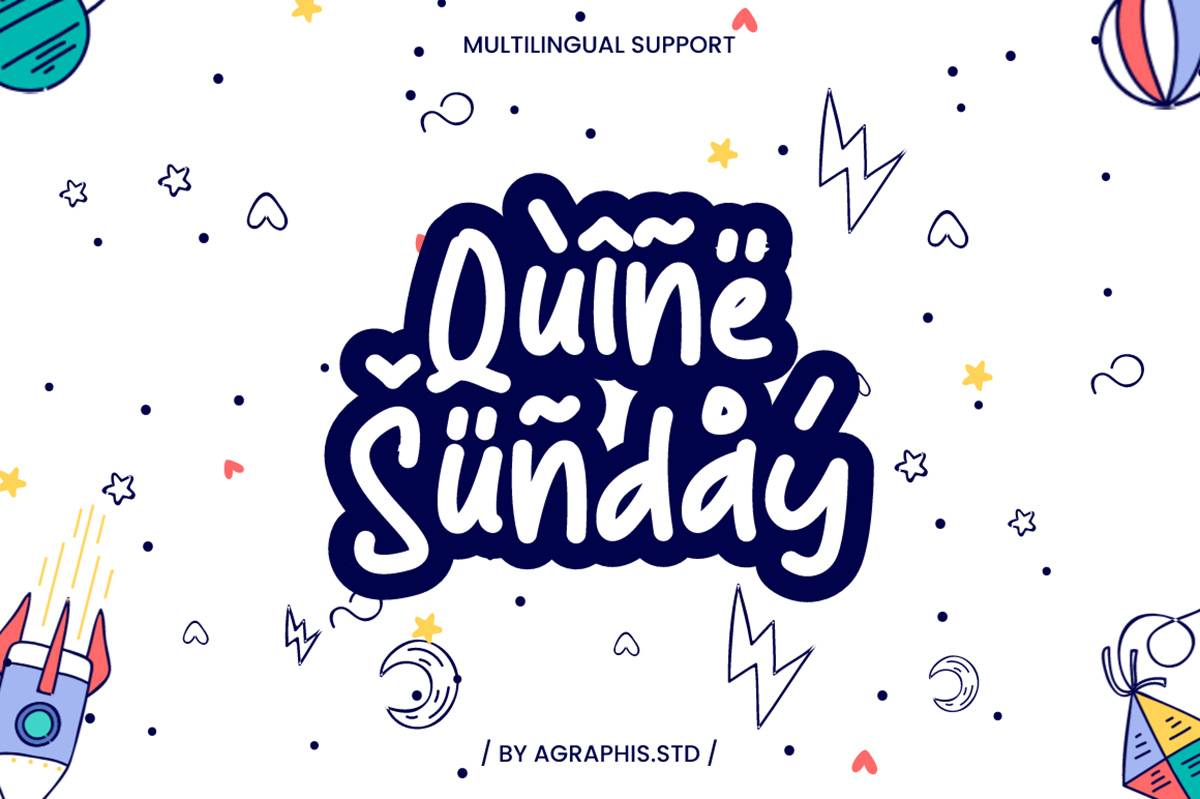 Quine Coco Font sample
