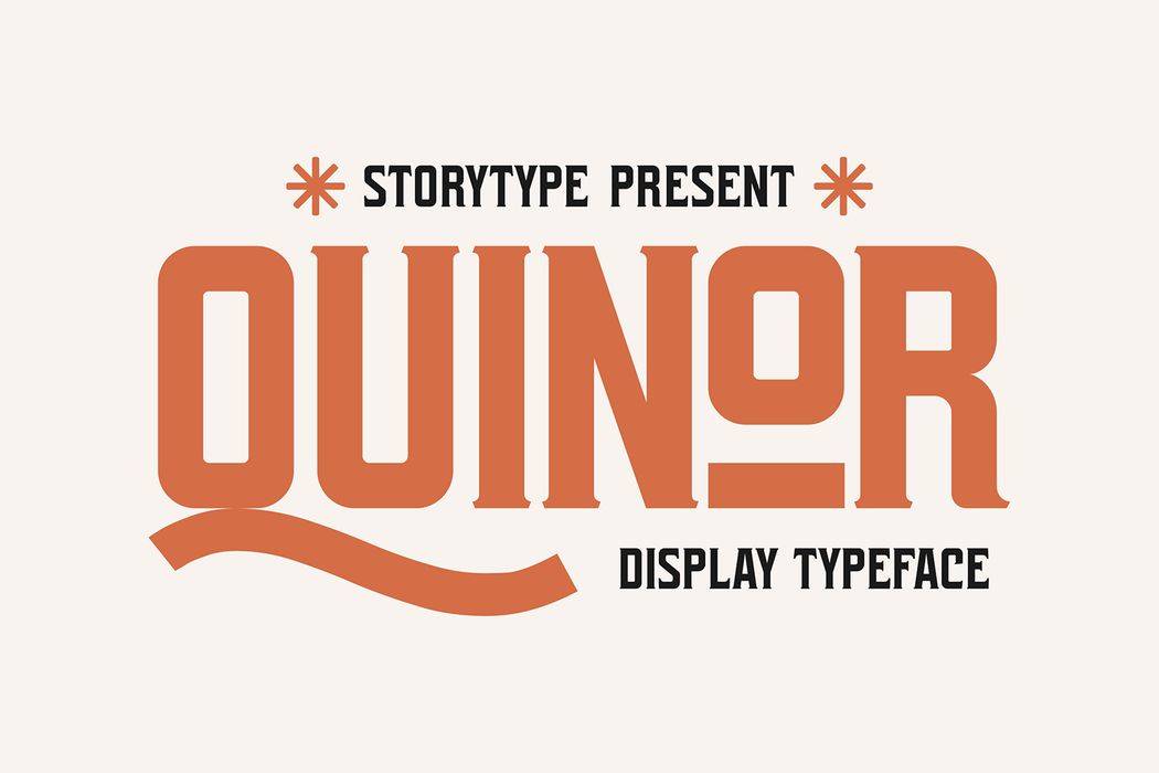 Quinior Font sample