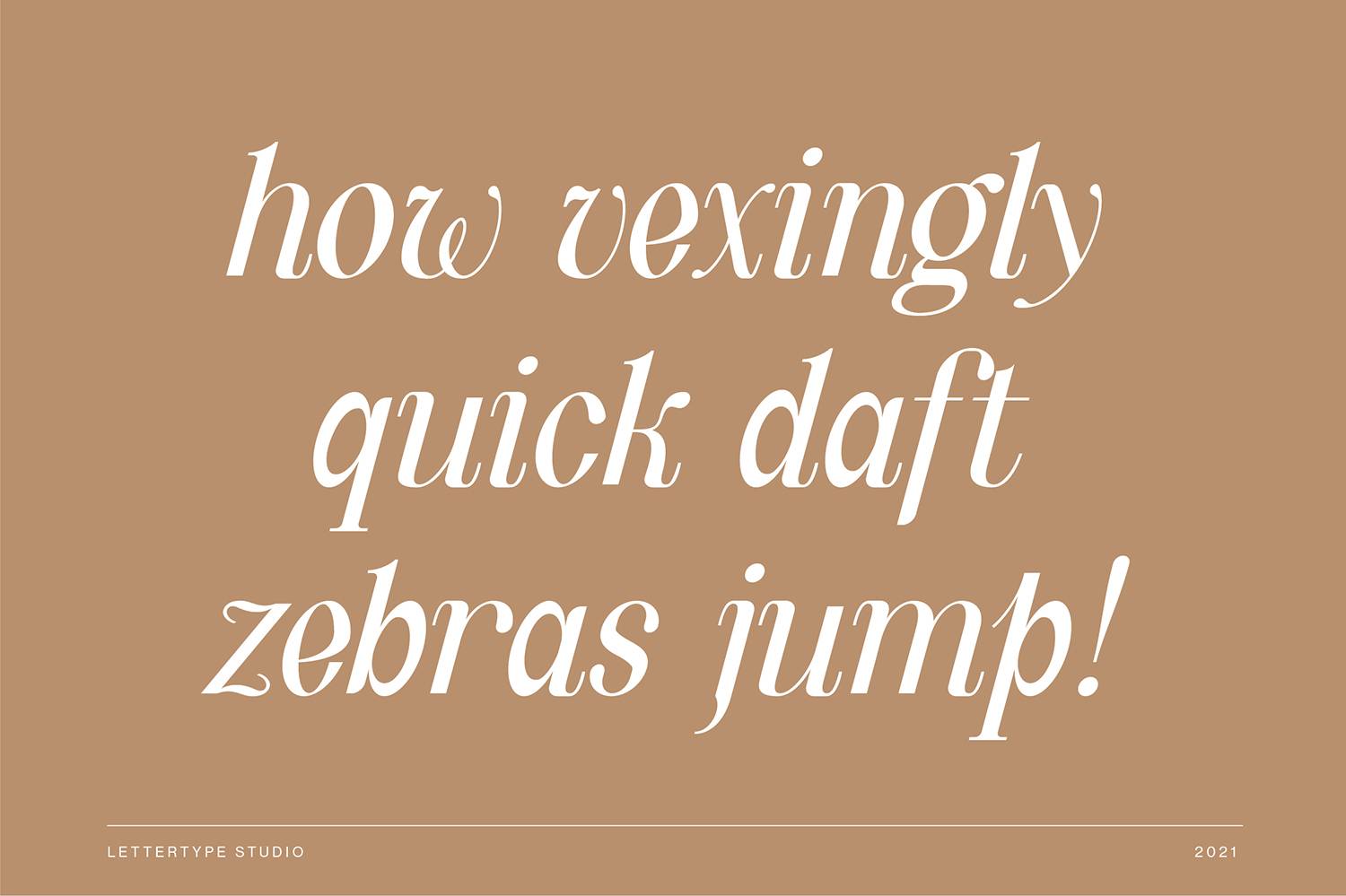 Quinty Font sample