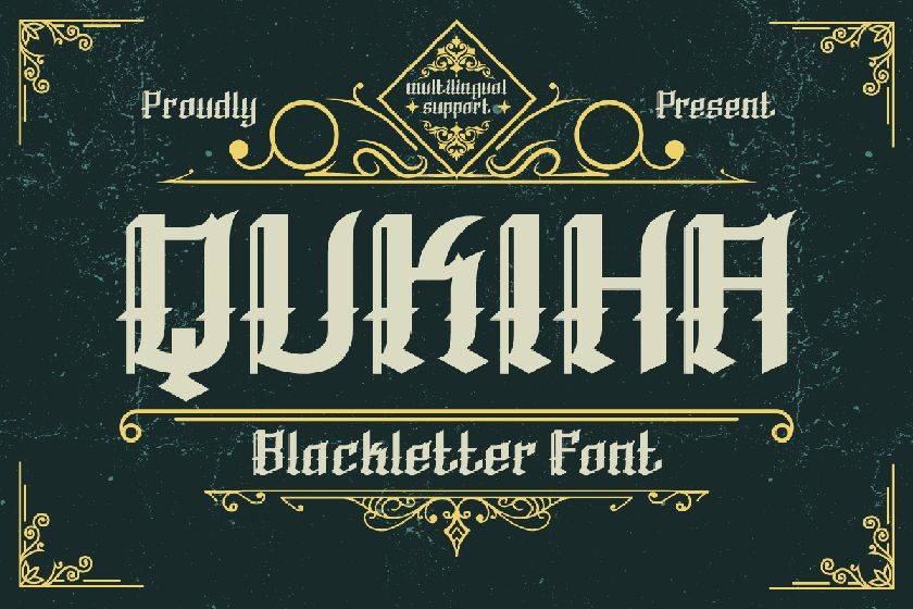 Qukiha Font sample