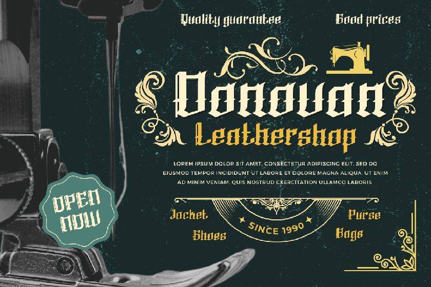 Qukiha Font sample