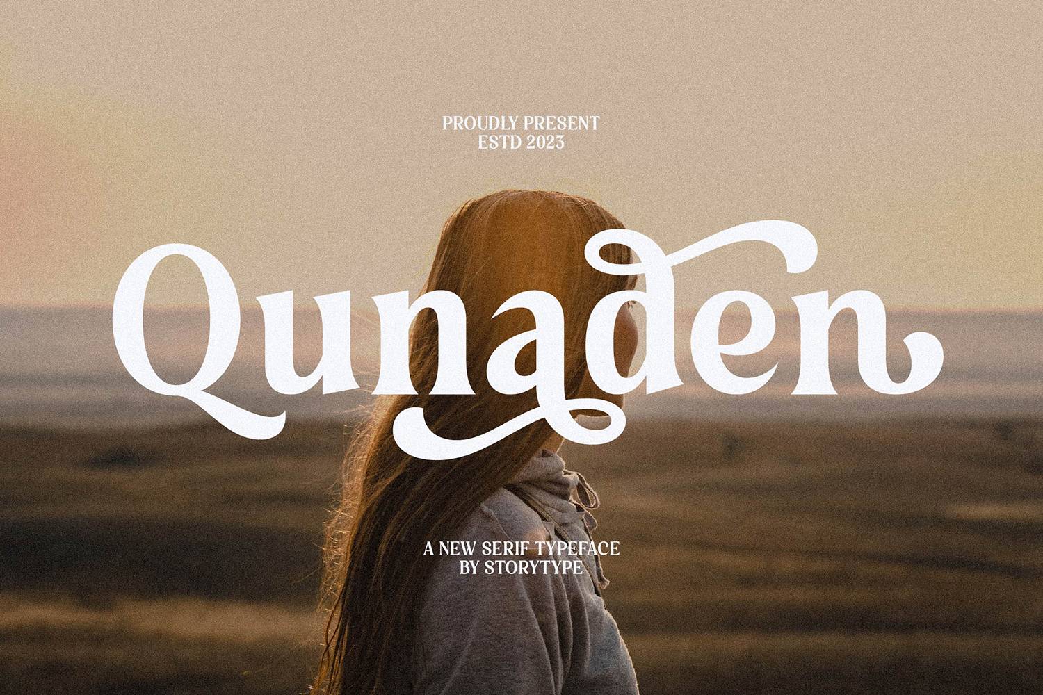 Qunaden Font sample