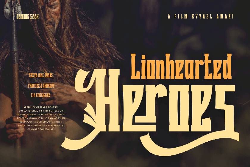 Quzirah Font sample
