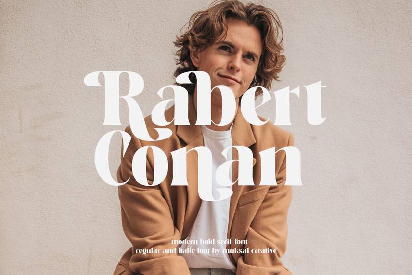 Rabert Conan Font sample