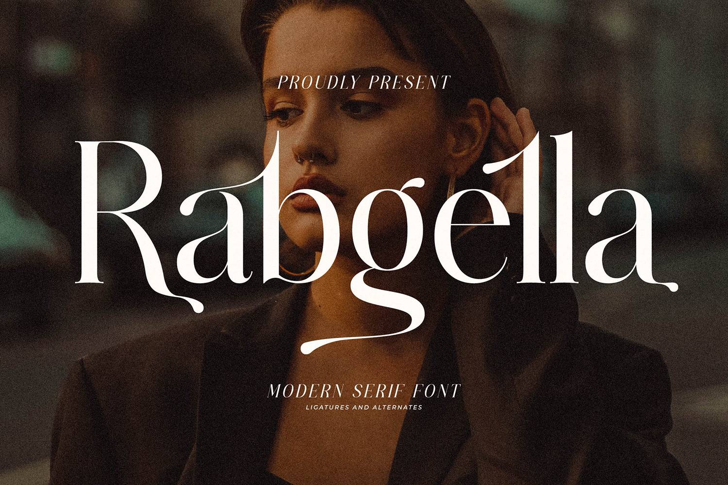 Rabgella Typeface Font sample