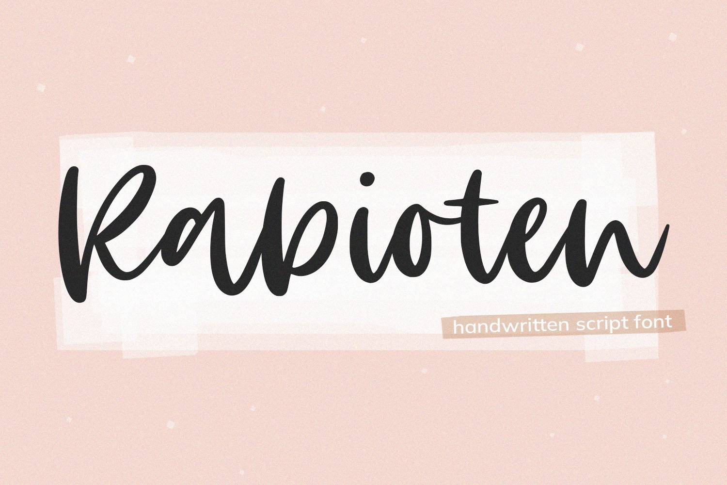 Rabioten Font sample