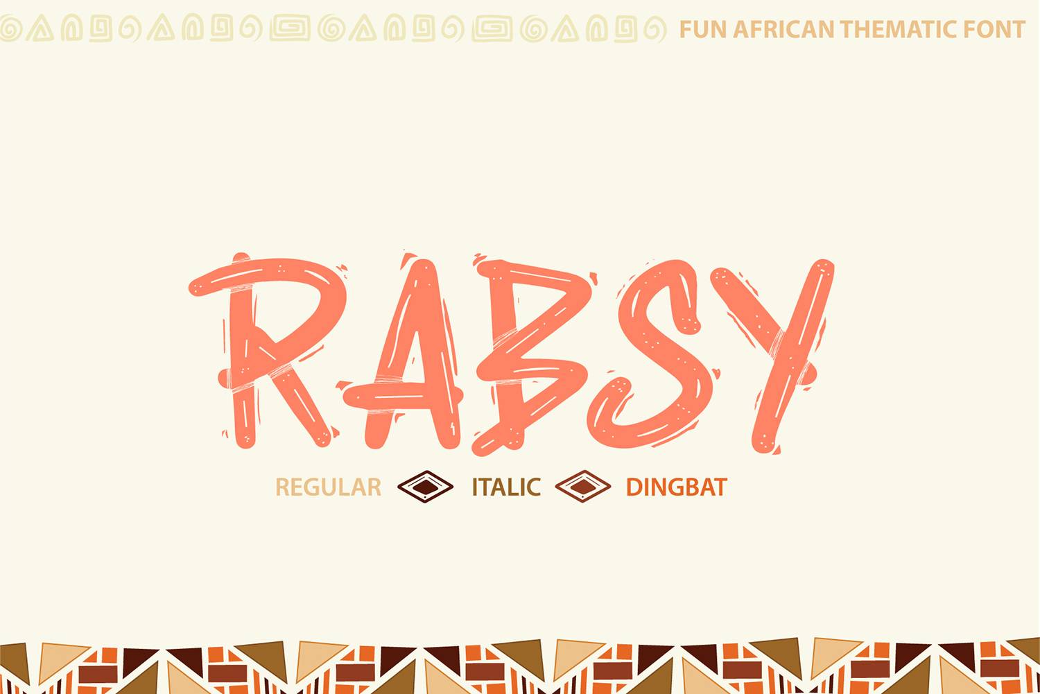 Rabsy Font sample