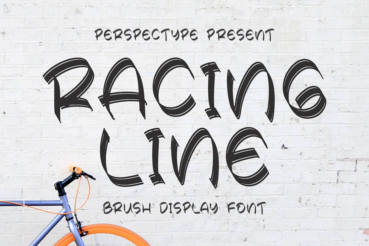 Racing Line Font sample