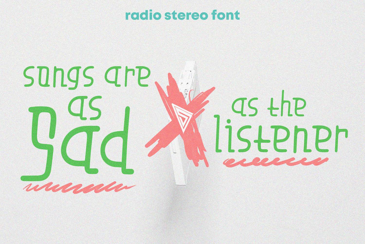 Radio Stereo Font sample