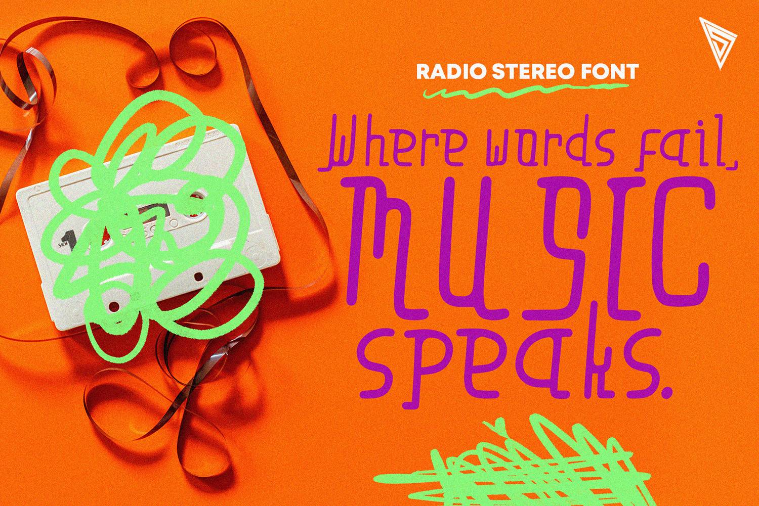 Radio Stereo Font sample