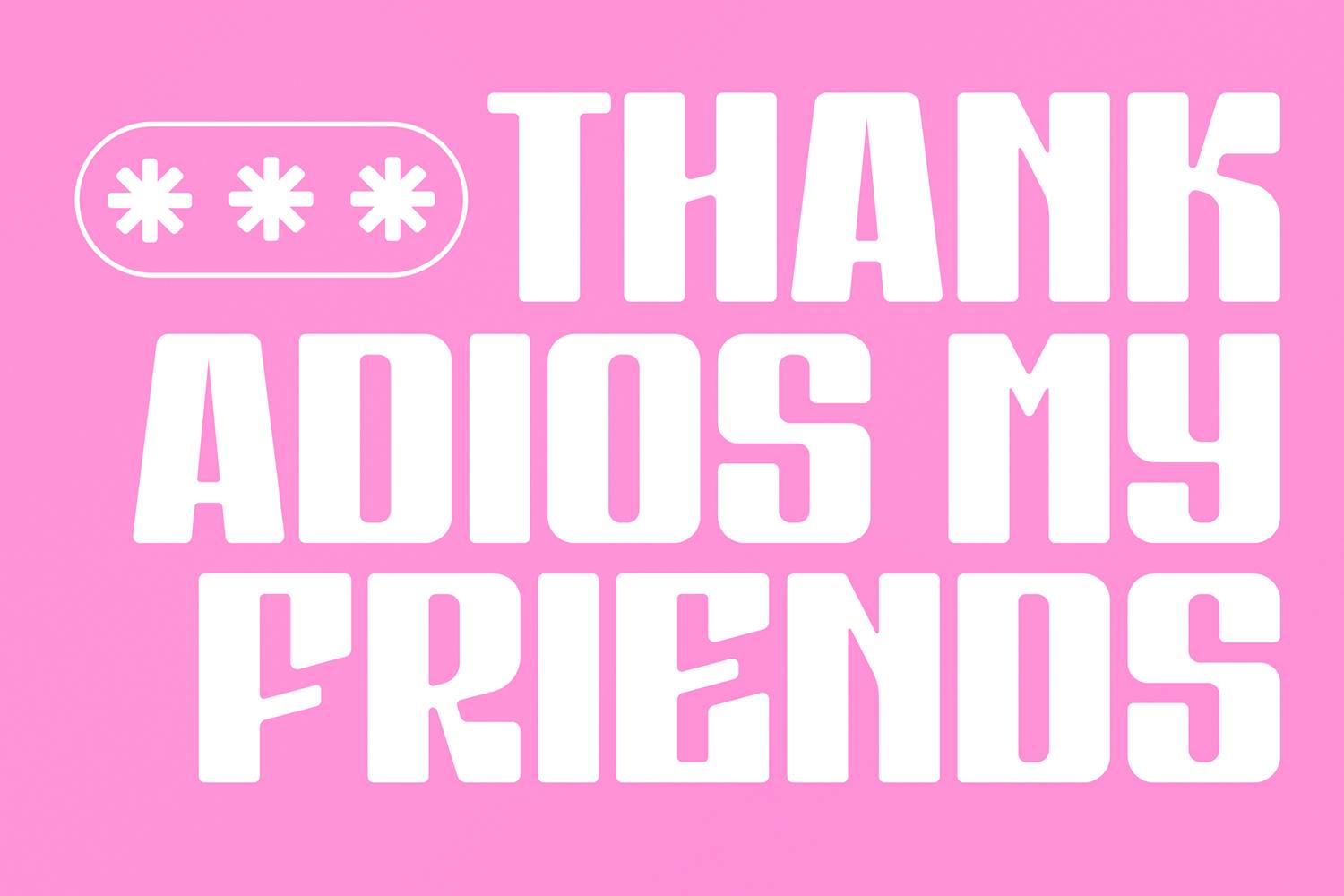 Radio a Treqer Font sample