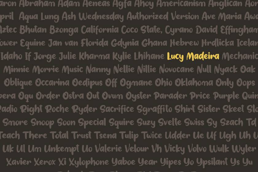Radish Font sample